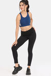 Zelocity Sports Bra With Removable Padding - Blue Opal — thumbnail 4